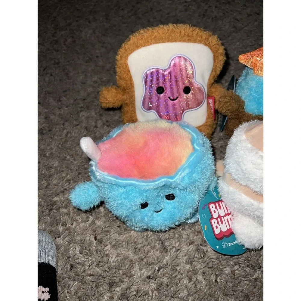 6 LOT Bum Bumz Russ Toy Plush - 4.5